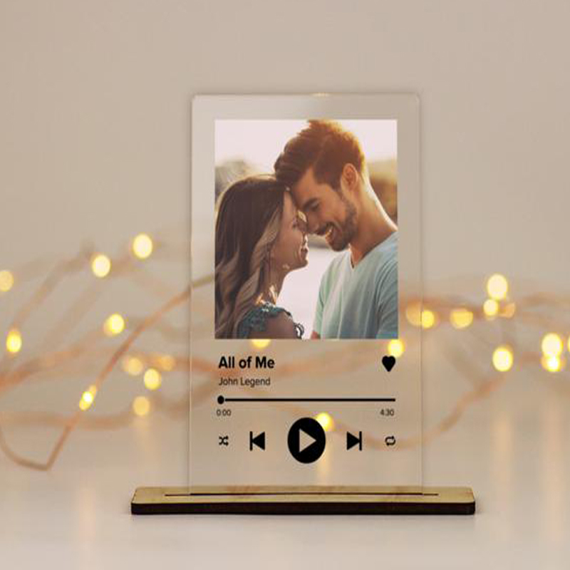 iDIY Targa Spotify Personalizzata-Cornice fotografica Spotify, regalo  personalizzato per San Valentino, regalo per uomo, donna, coppia,  anniversario